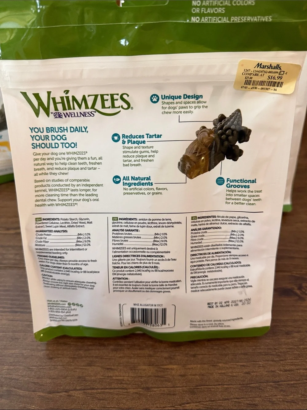 Whimzees dental treats