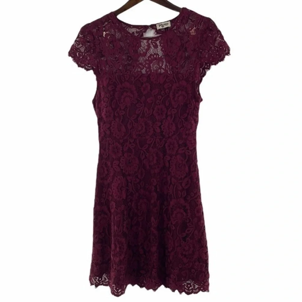 SHOW ME YOUR MUMU ALICE lace berry merlot dress