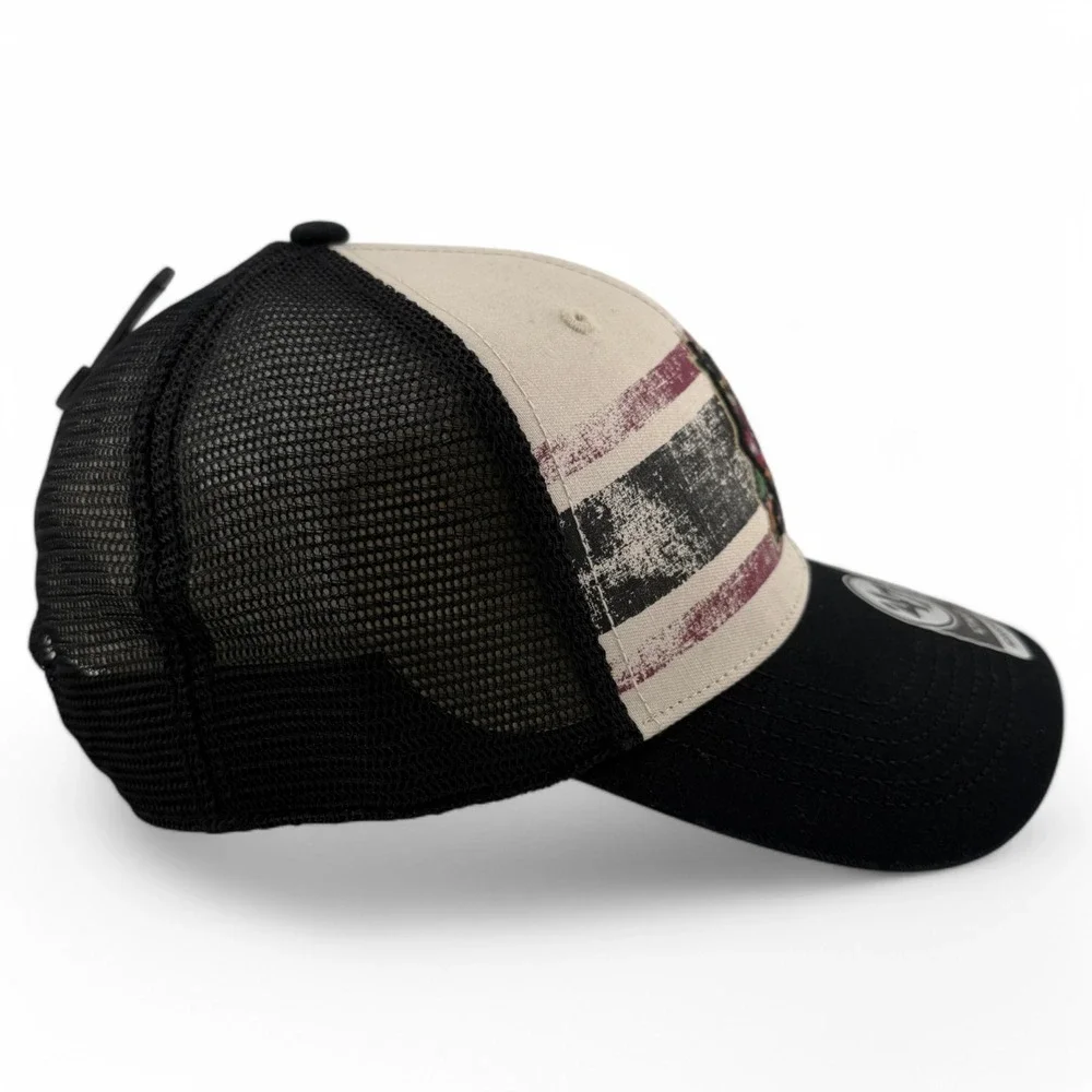 '47 Brand Arizona Coyotes NHL Vintage Style Logo MVP Mesh Back Snapback Hat Cap