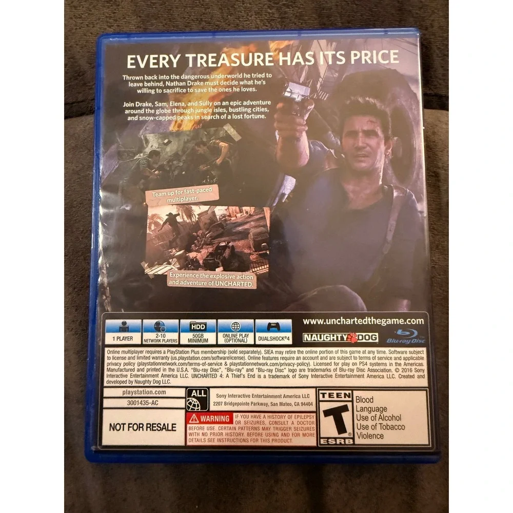 Sony uncharted thief