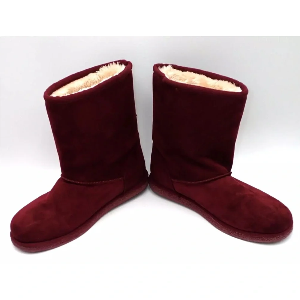 Nordstrom Rack Boots Youth Size 4M Women’s Sz 6 Faux Fur Lined Tassels Big Girls