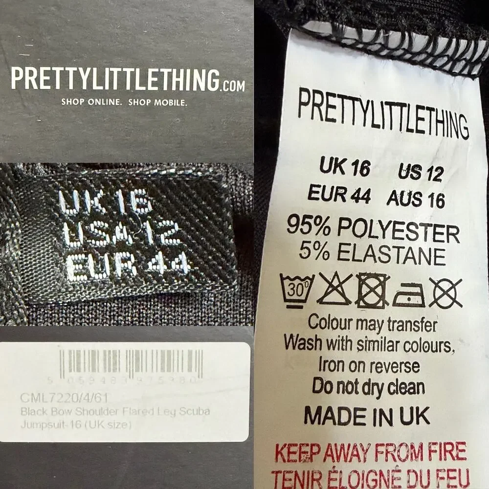 PrettyLittleThing nwt black