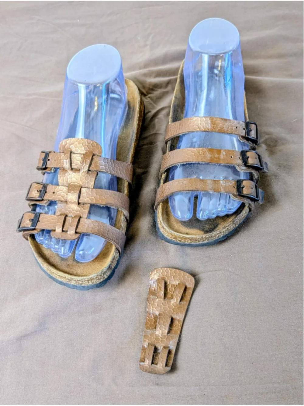 Birkenstock Birki's Xenia Convertible Strappy Sandals EU 37 US 6 6.5 Leather