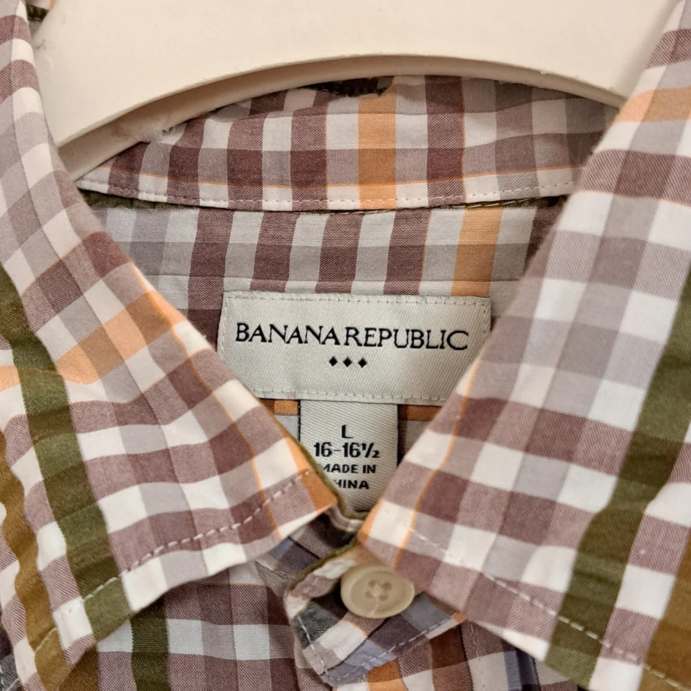 Banana Republic stylish plaid