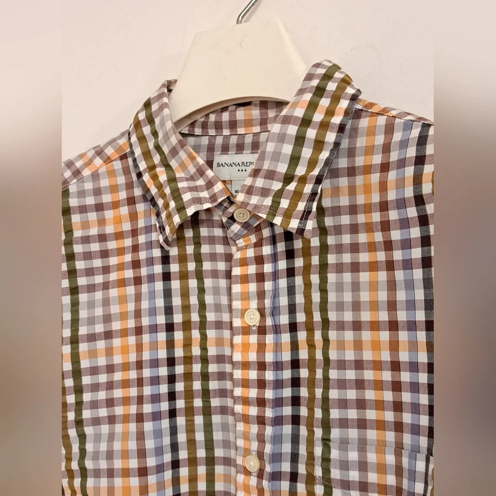 Banana Republic stylish plaid