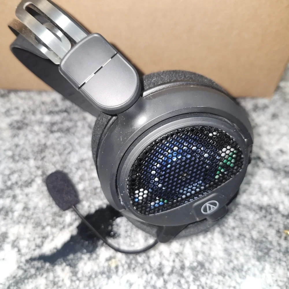 Audio-Technica ATH-GDL3 Open-Back Gaming Headphones with Removable Microphone -