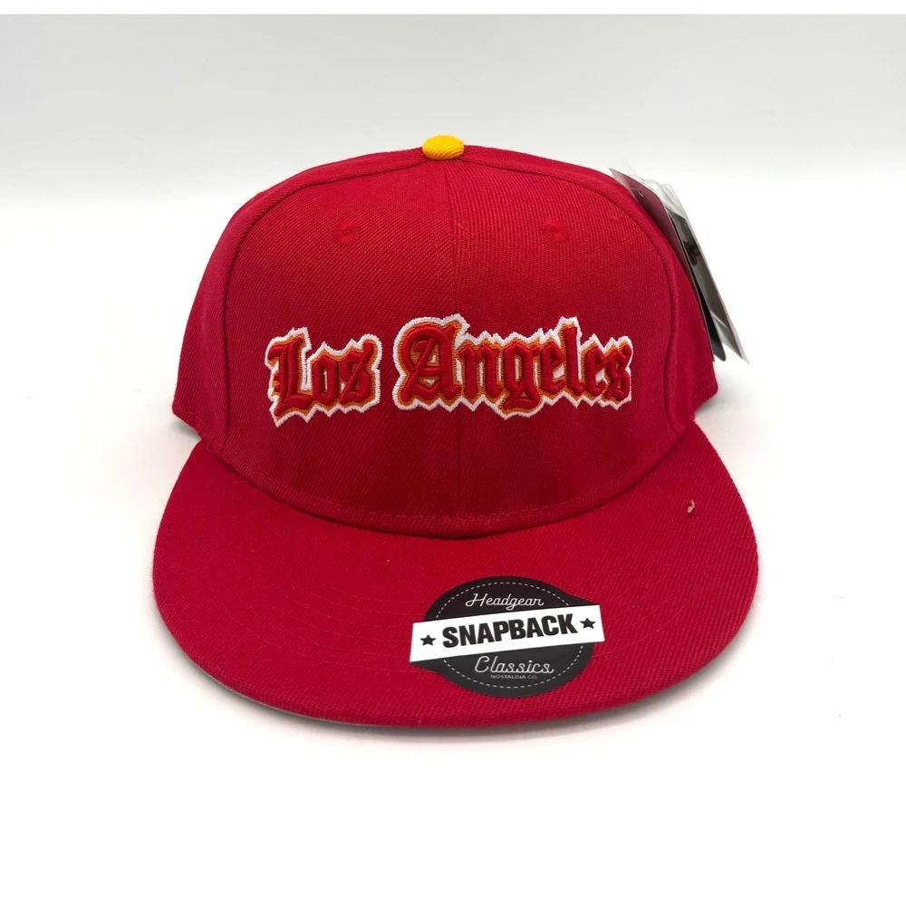 Headgear Classics Los Angeles Dedication Red Youth Snapback Hat KB 24