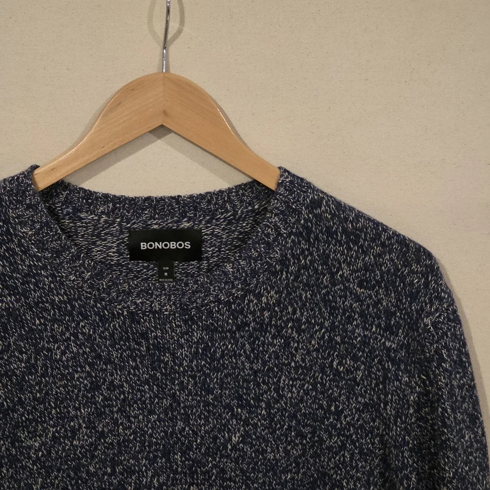 Bonobos Slim Fit Linen Blend Crewneck Sweater M