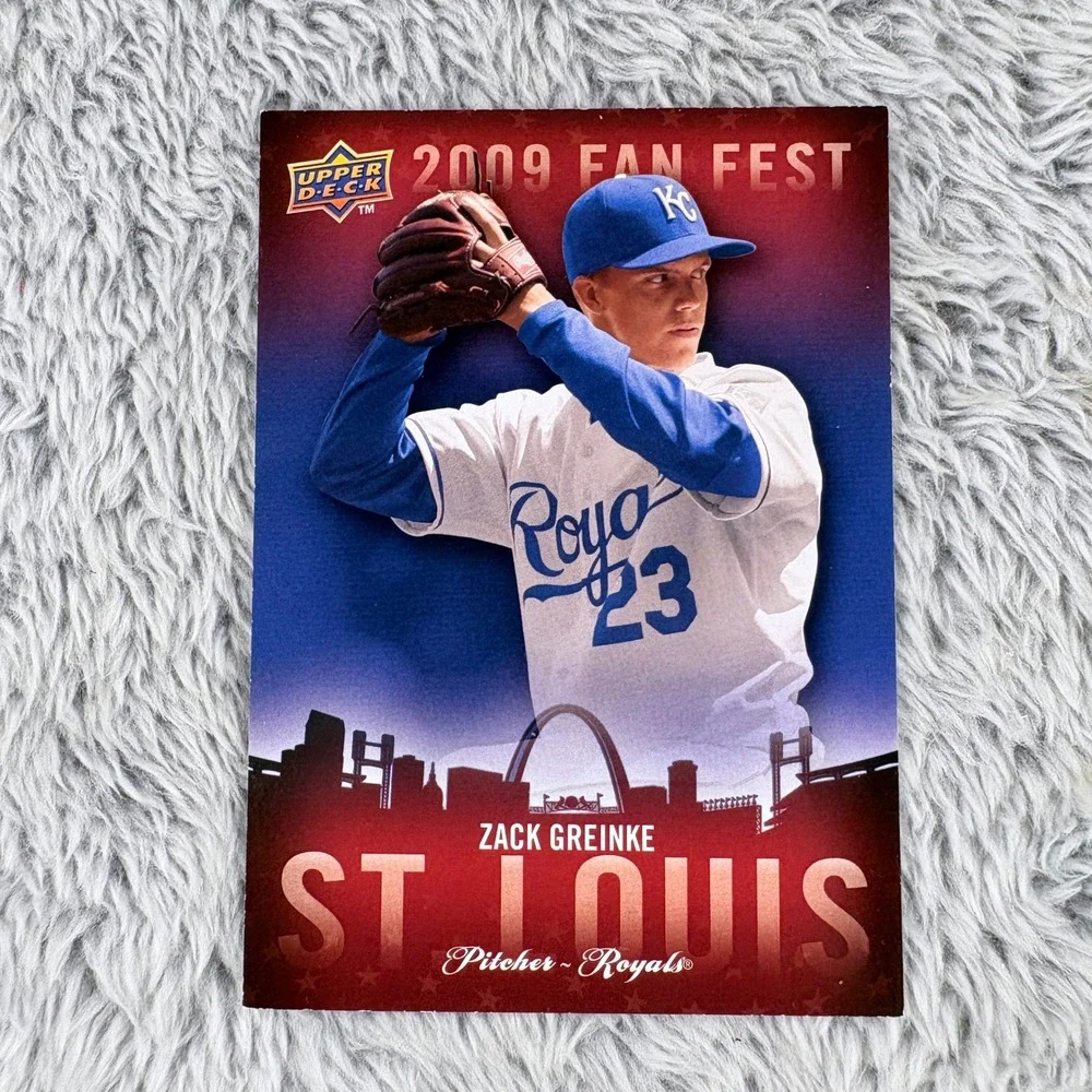 2009 Upper Deck All-Star Fan Fest Zack Greinke Kansas City Royals Rare FF-18 SP