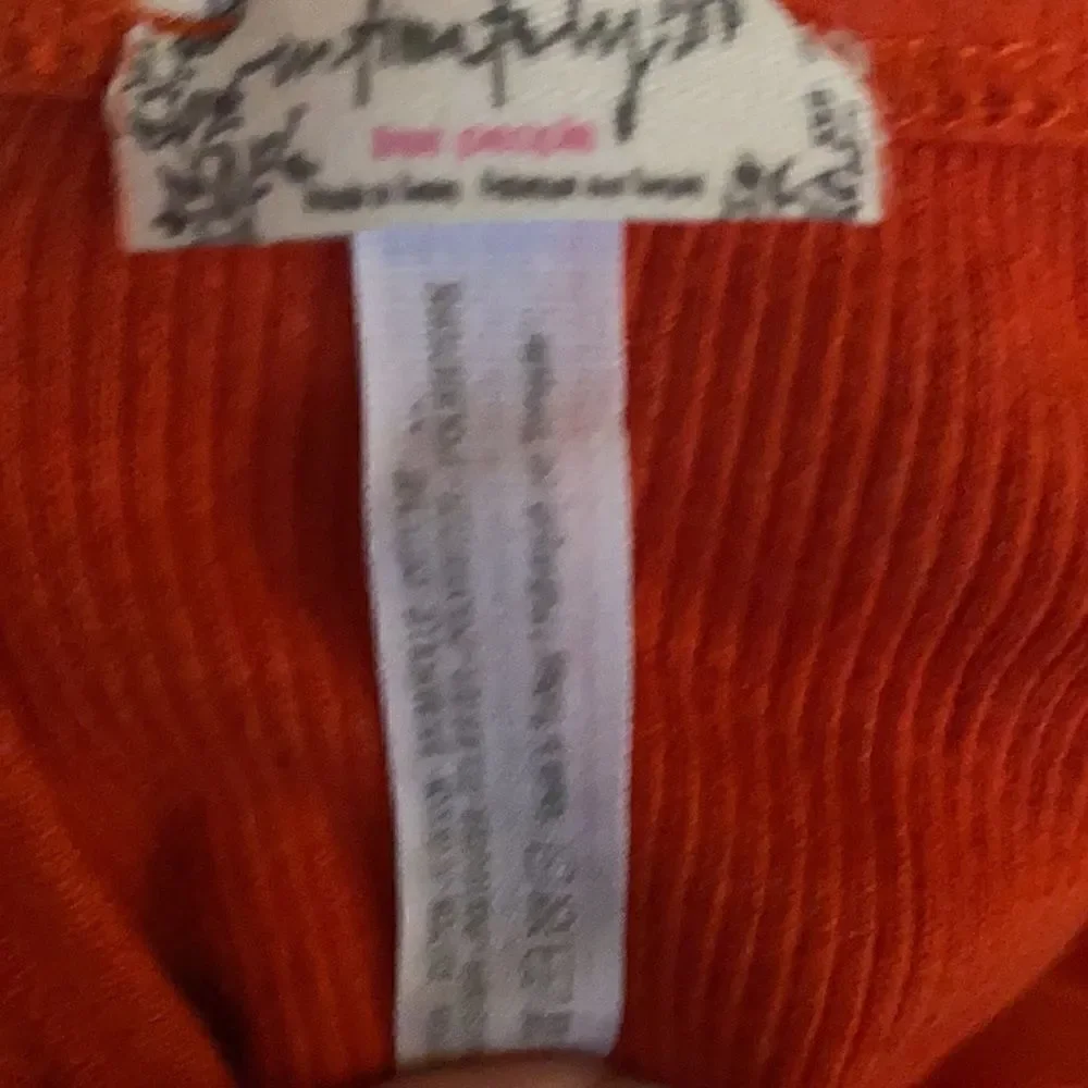 Free People | Intimately Free People Orange Ribbed Tank | XS/S