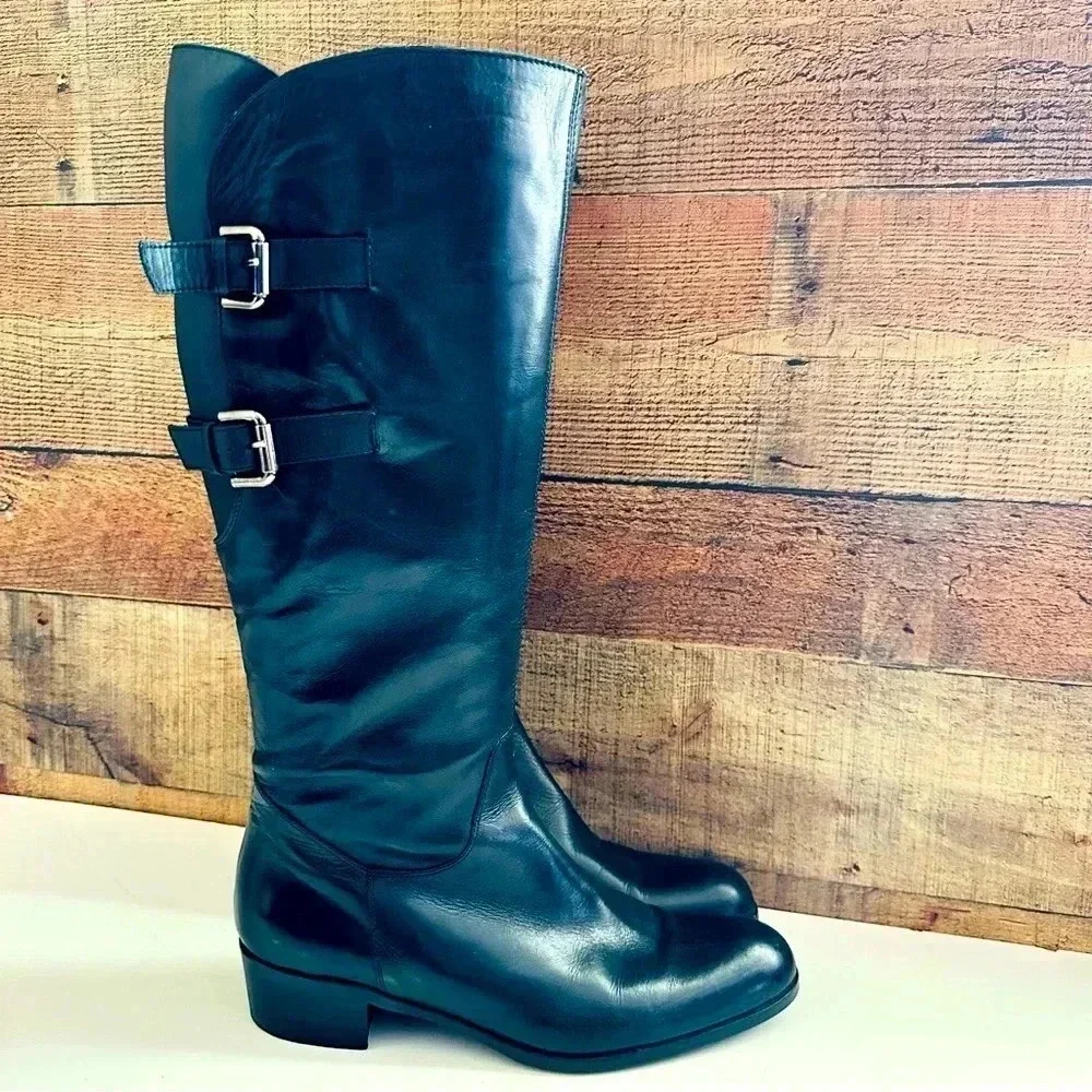 Sesto Meucci Italian Leather Knee High Boots
