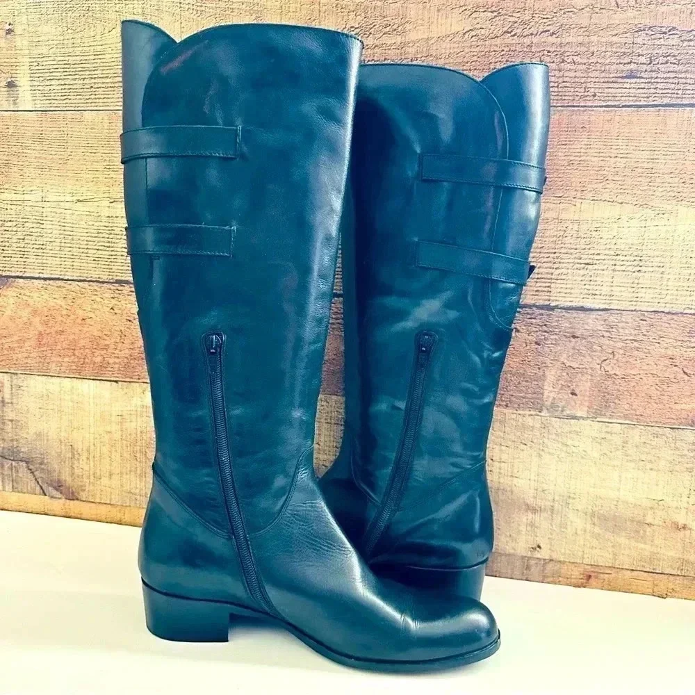 Sesto Meucci Italian Leather Knee High Boots