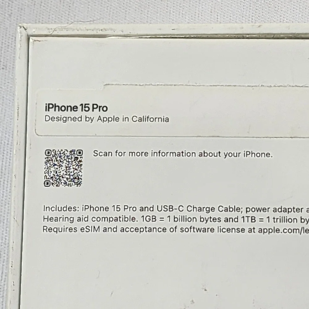 Apple product empty