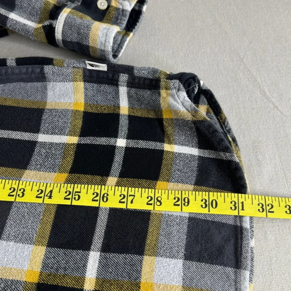 The North Face plaid front face