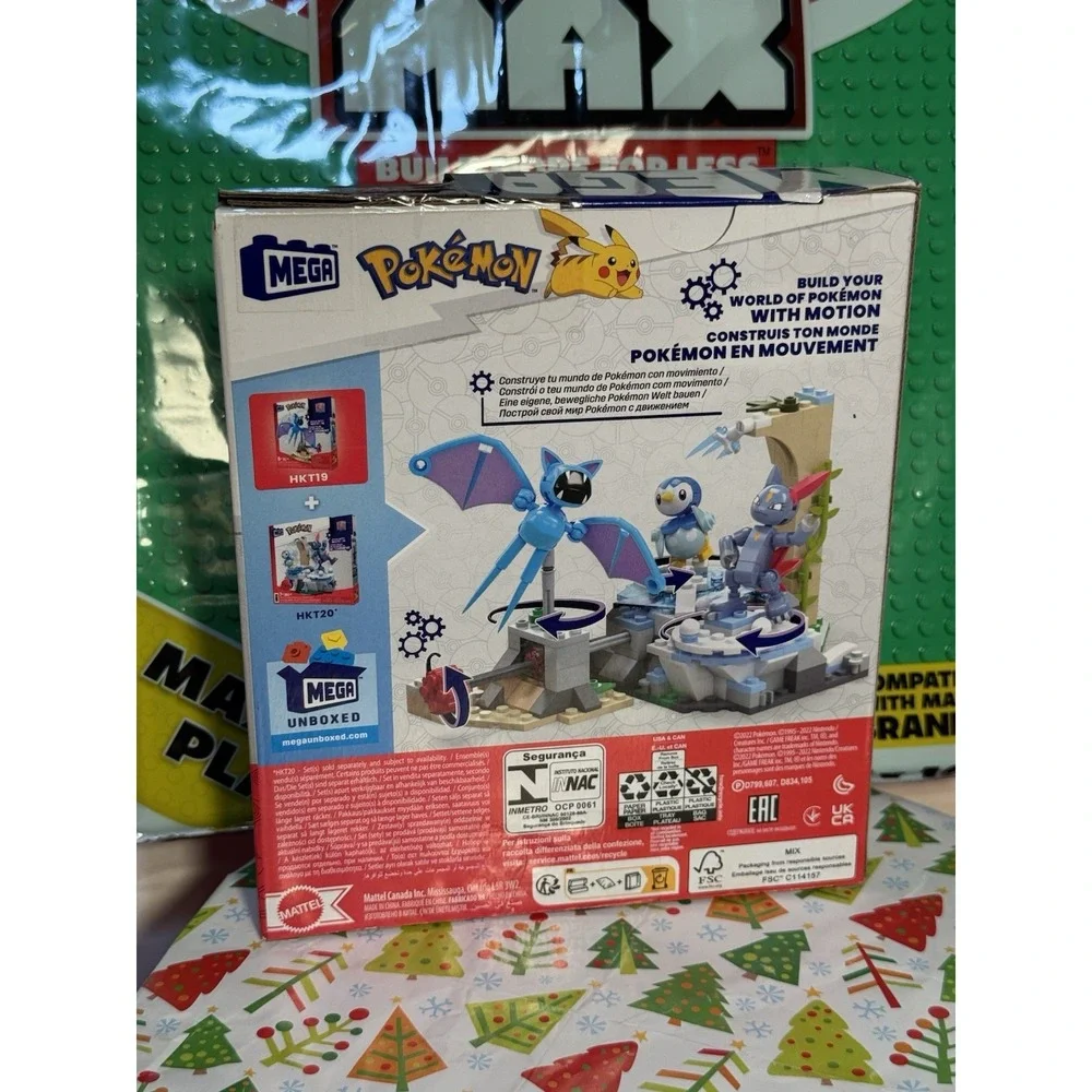 Mega Pokémon Zubat's Midnight Flight Build‎ with Motion Set With Building Board