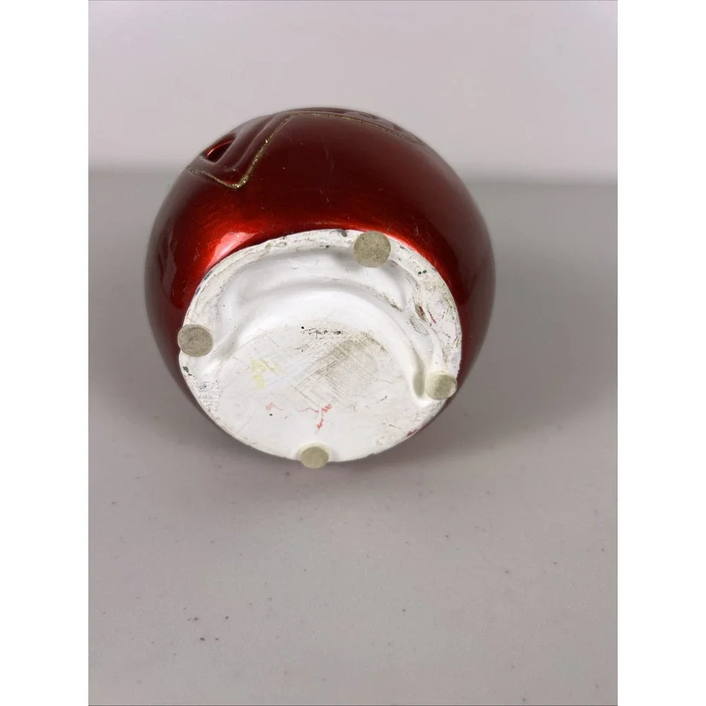 Whimsical Peir 1 cermic pear shaped‎ Santa tea light holder/shelf sitter 9