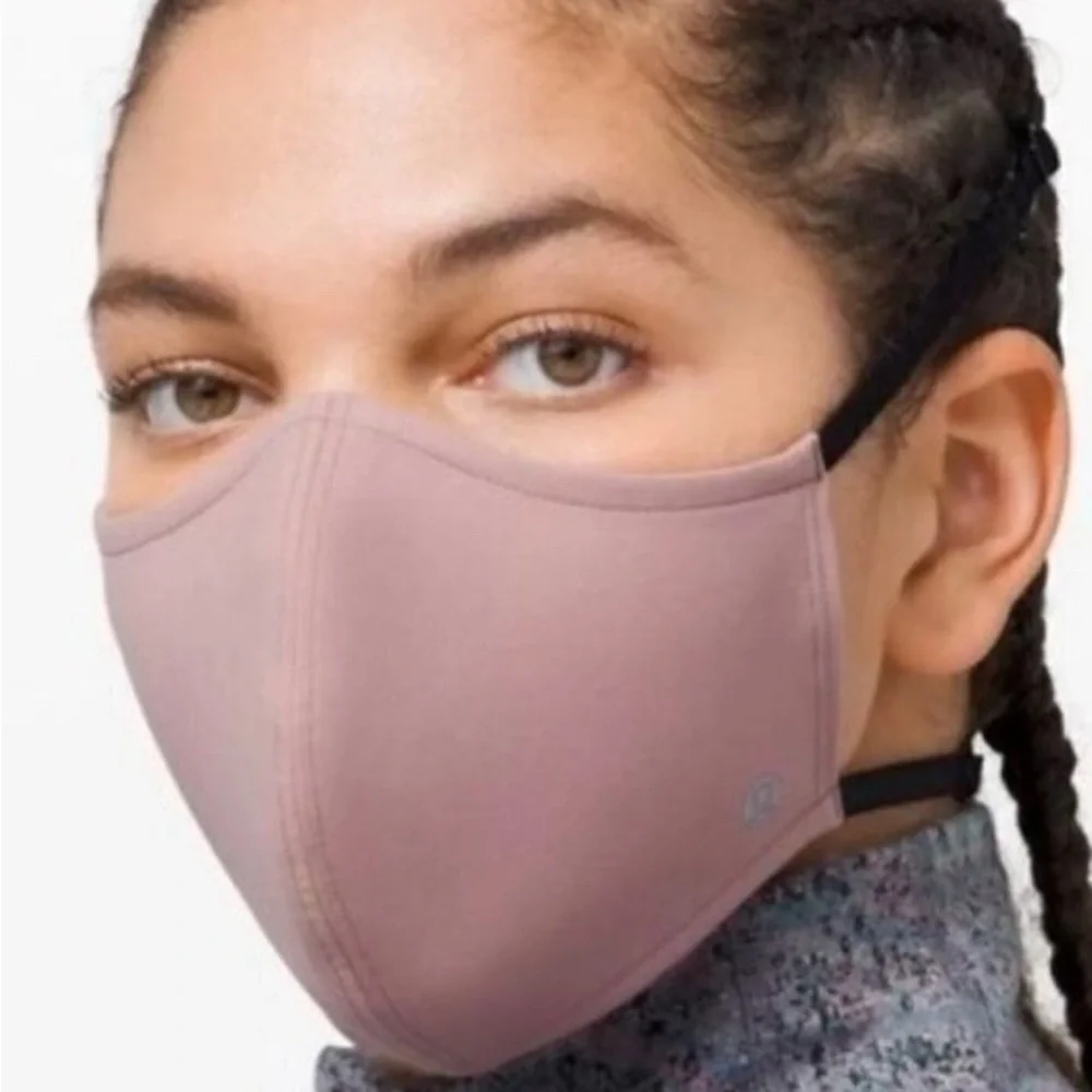 lululemon athletica Blush‎ Double Strap Adjustable Face Mask