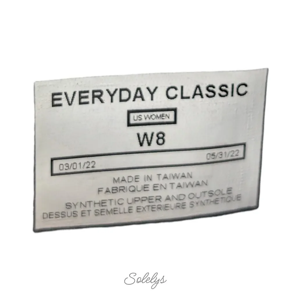 Vessi Everyday Classic Womens 8 Pearl White Vegan Waterproof Dyma-Tex Sneaker
