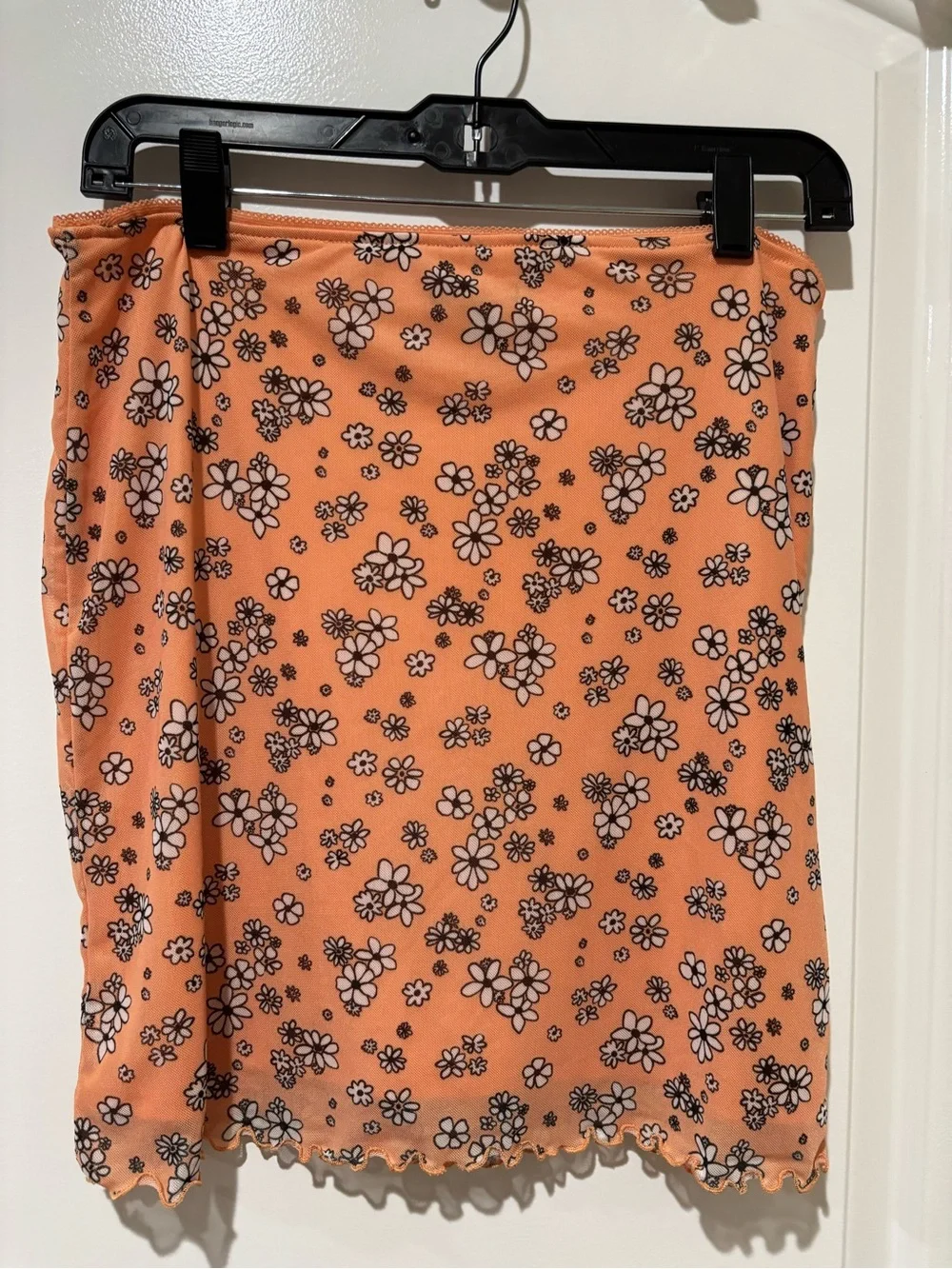 Wild Fable Peach Floral Mini Skirt - Women