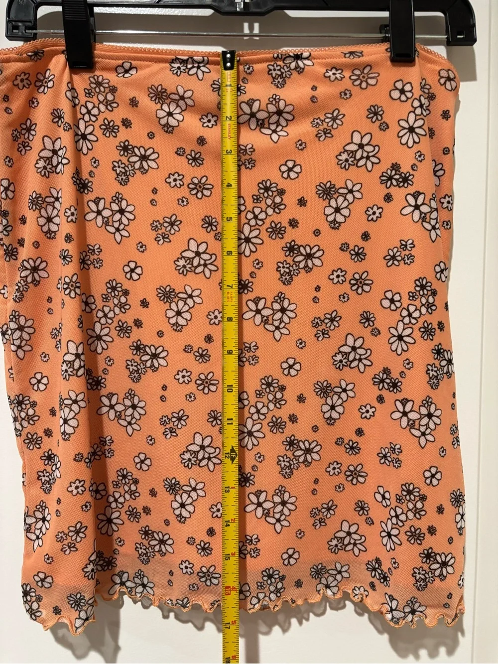 Wild Fable Peach Floral Mini Skirt - Women