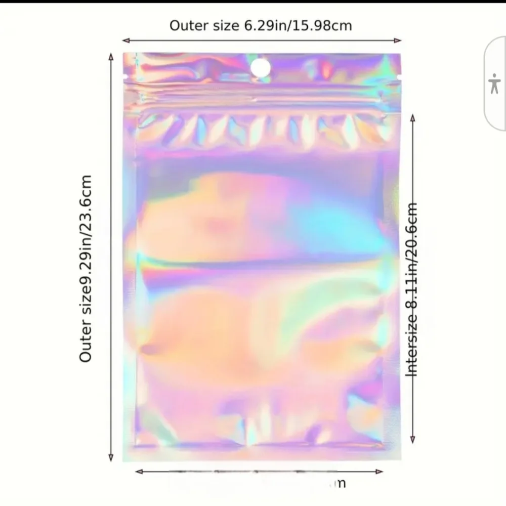 Mailers lridescent holographic
