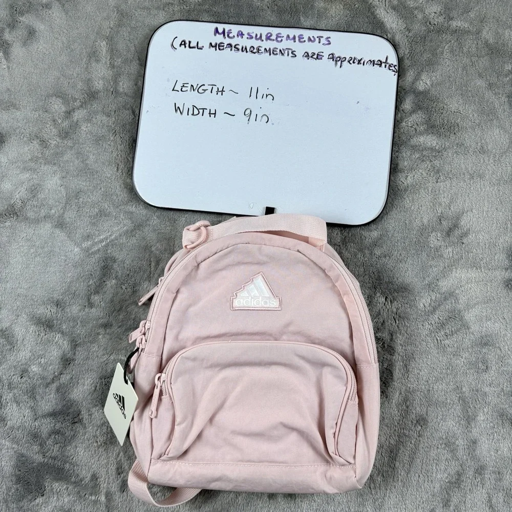 Adidas Must Have Mini Backpack Girls Sandy Pink OSFA Casual School Travel‎ Bag