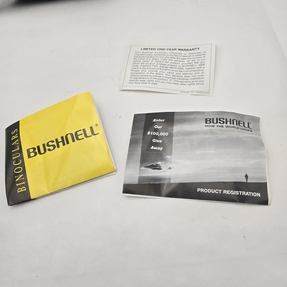 Title Bushnell Insta-Focus 10x50 Binoculars Wide Angle Field‎ 5.5° With Case...