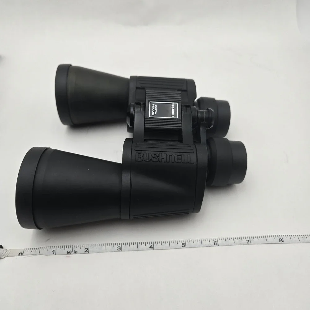 Title Bushnell Insta-Focus 10x50 Binoculars Wide Angle Field‎ 5.5° With Case...