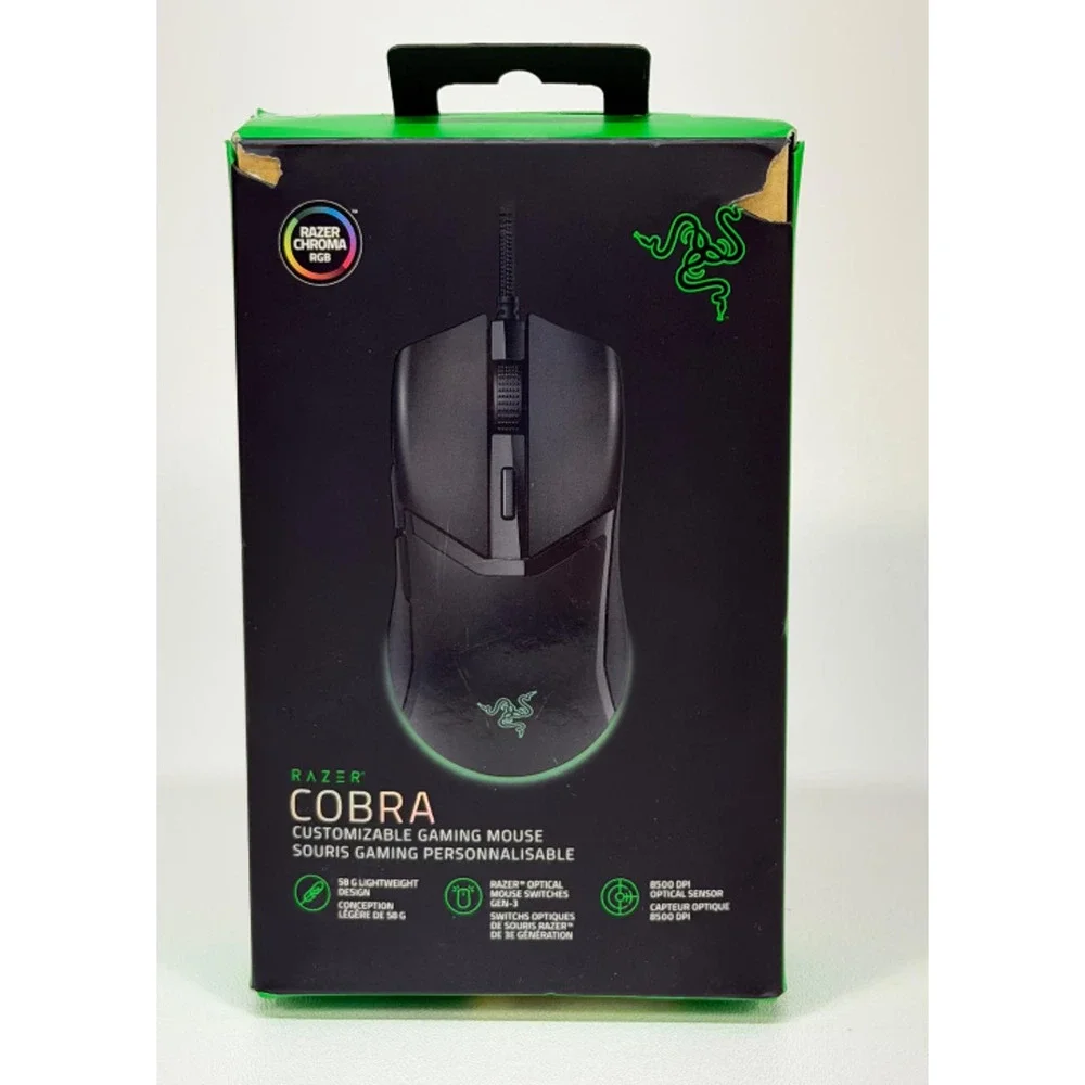 Razer - Cobra Lightweight Optical Gaming Mouse with Chroma RGB Lighting