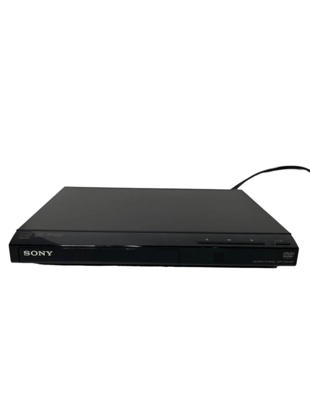 Sony CD/DVD Video Player Dolby Digital Compact Slim Black Model DVP-SR210P