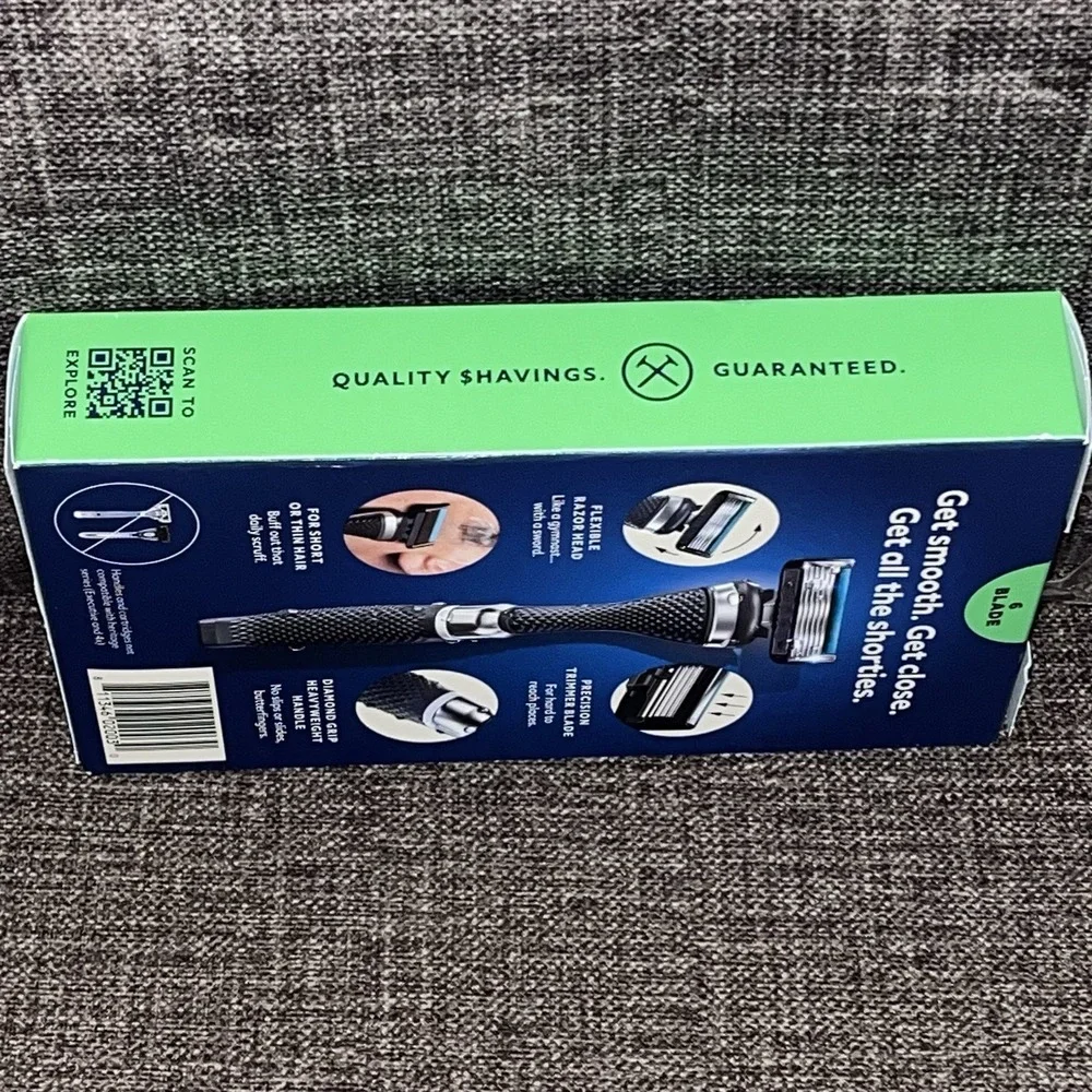 Dollar Shave Club steel pattern are