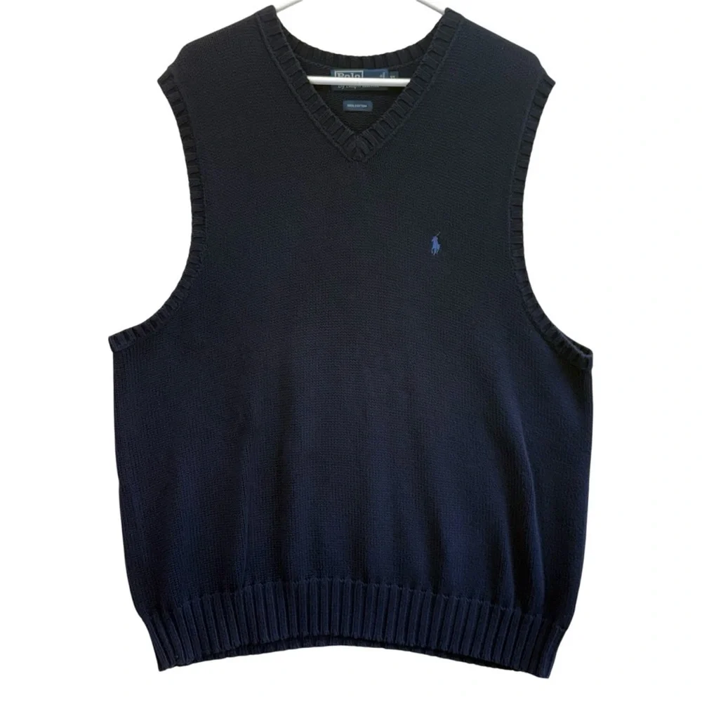 Ralph Lauren by navy neck