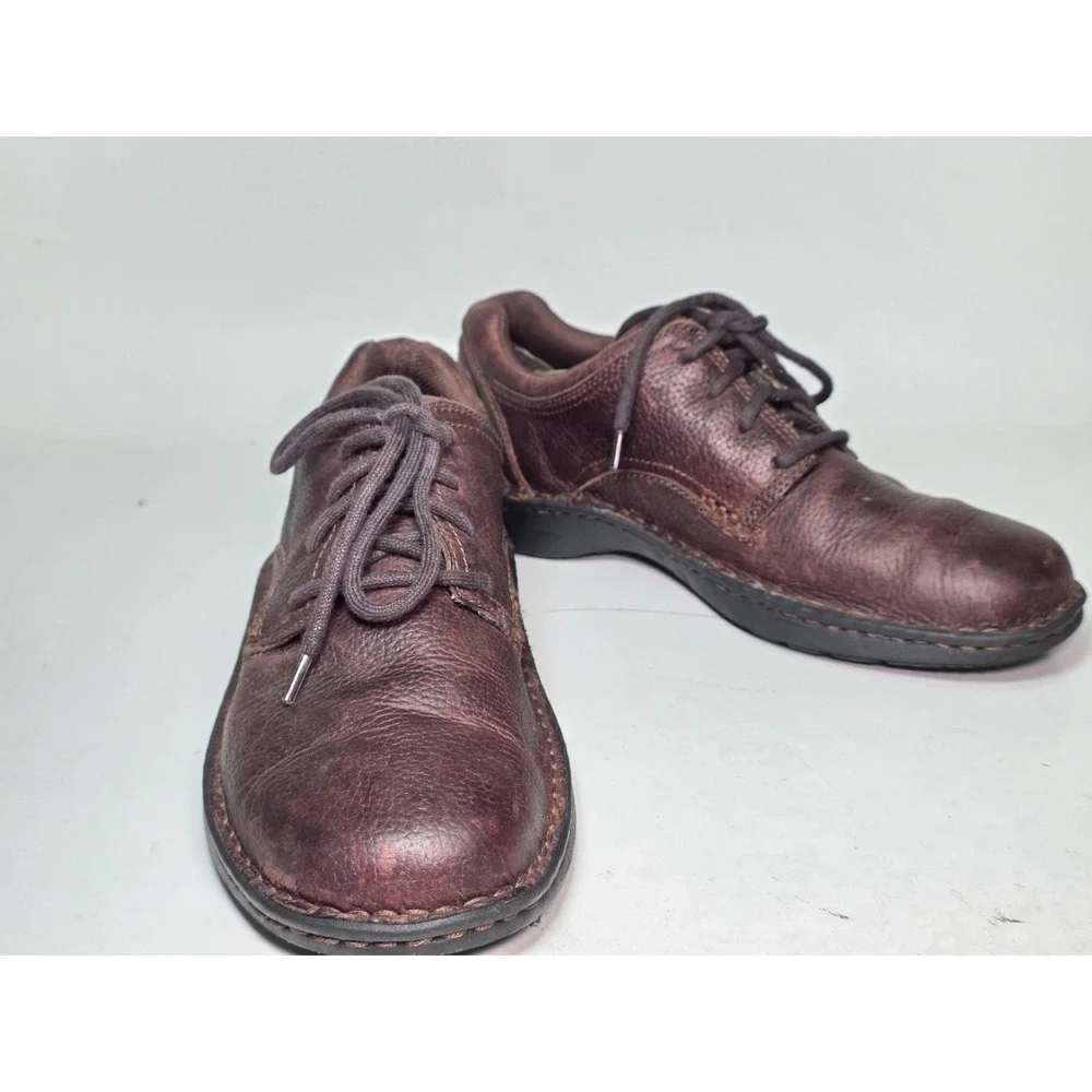 Columbia Pine Hollow Men's Oxford Casual Shoes Size 9.5 Brown Leather Memory