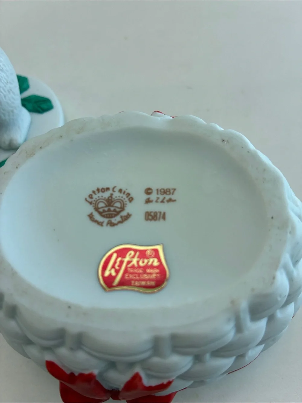 Lefton wrap keepsakes