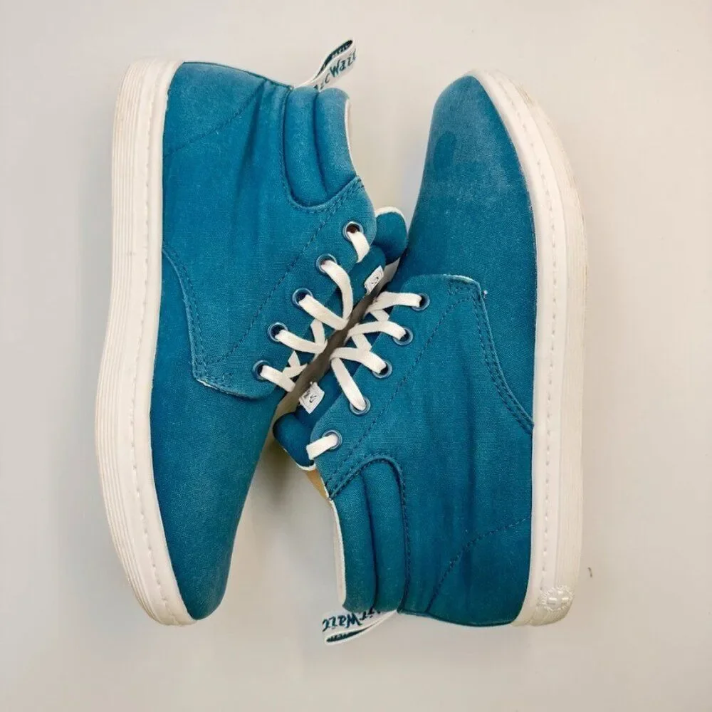 Dr. Martens Boots Mens 8 M Maleke Bootie Teal Lace Up Comfort Casual Ankle Top