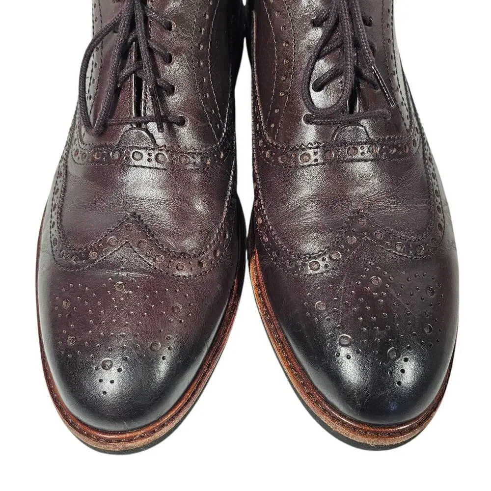 Cole Haan Mens Morris Wingtip Oxford C31330 Cordovan Dress Shoes Size 10M