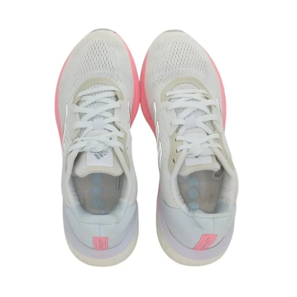 Adidas Astrorun Womens Pre-owned Light Gray & Pink Running Sneakers - sz. 7