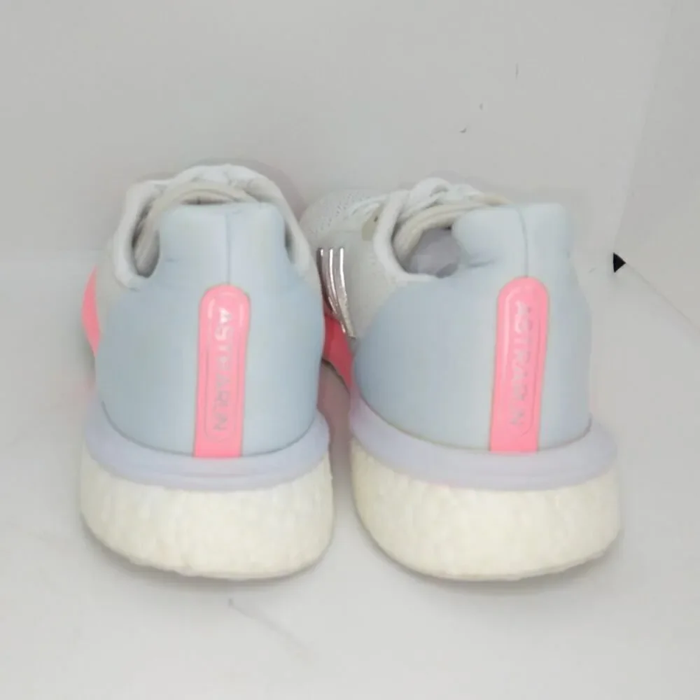 Adidas Astrorun Womens Pre-owned Light Gray & Pink Running Sneakers - sz. 7
