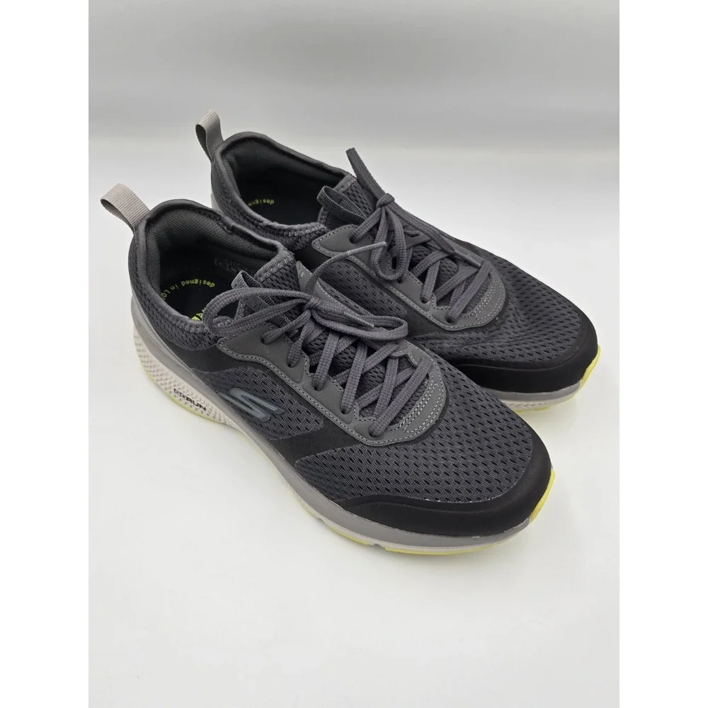 Skechers Women's Size 8.5 Gray Go Run Air Cooled Gogo Mat MStrike Running‎ Shoes