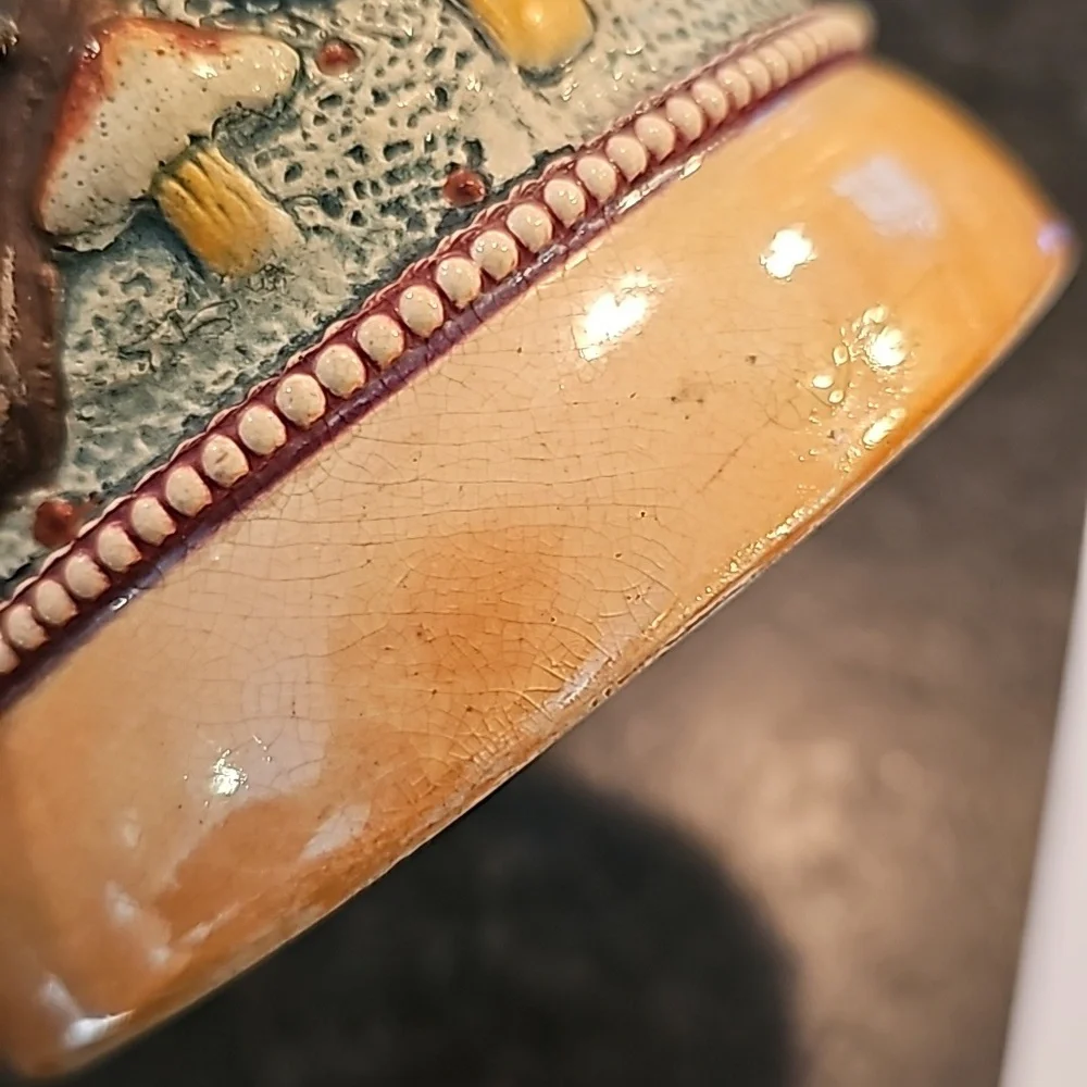 Antique stamped faint color