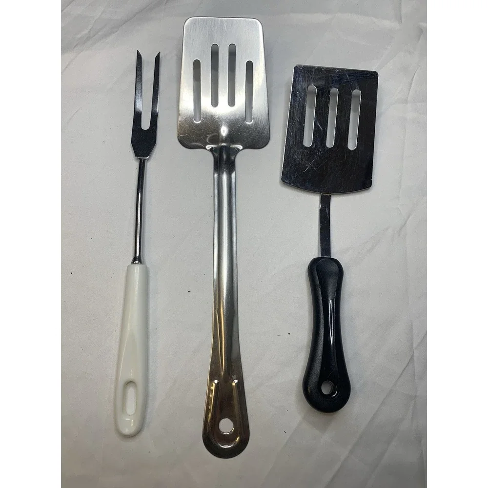 Vintages Stainless Steel Kitchen Utensils slotted spatulas‎ Carving Fork