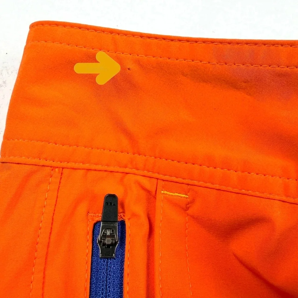 NWT Stio Men's CFS Board Shorts Out Of Bounds Orange Size 34 X 21.5