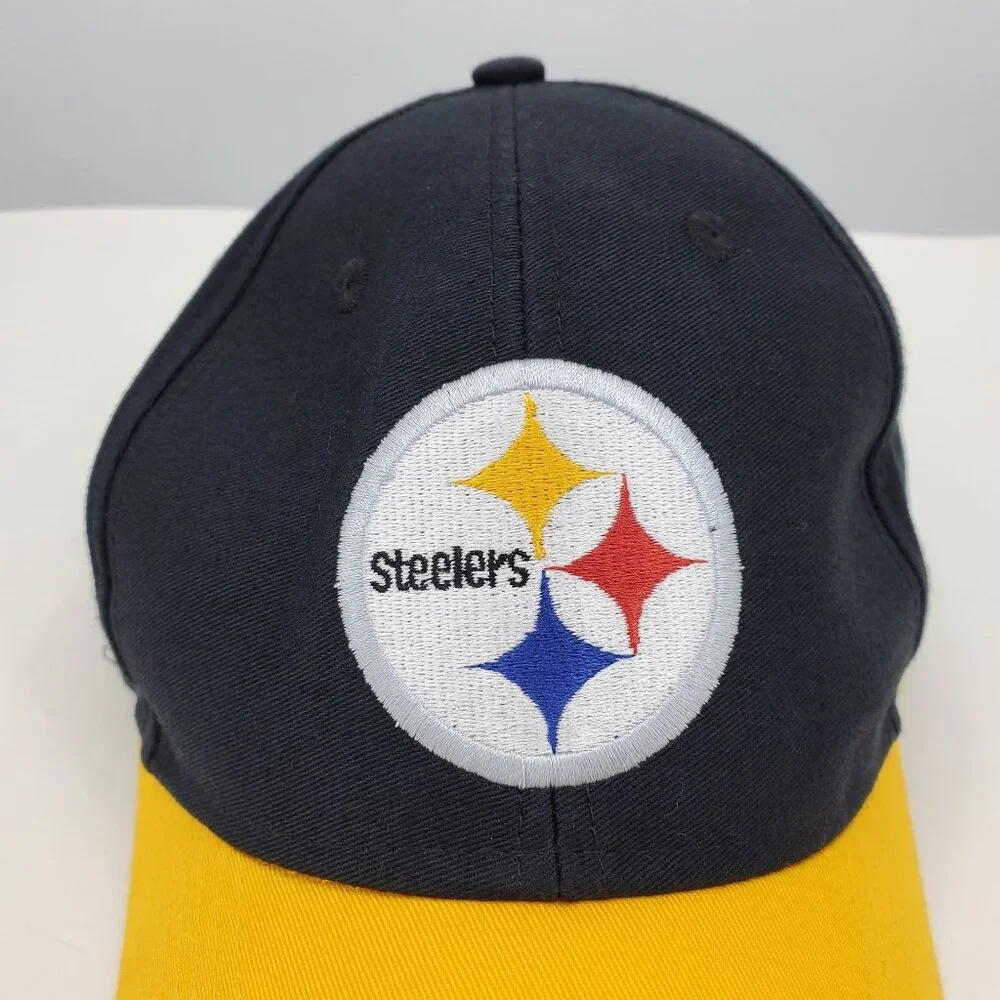 Reebok NFL Pittsburgh Steelers Black and Yellow Baseball‎ Cap Hat