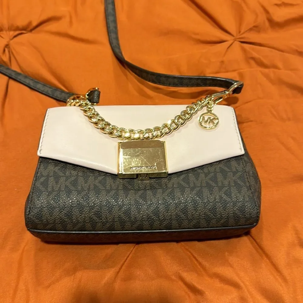 Michael Kors pink brown