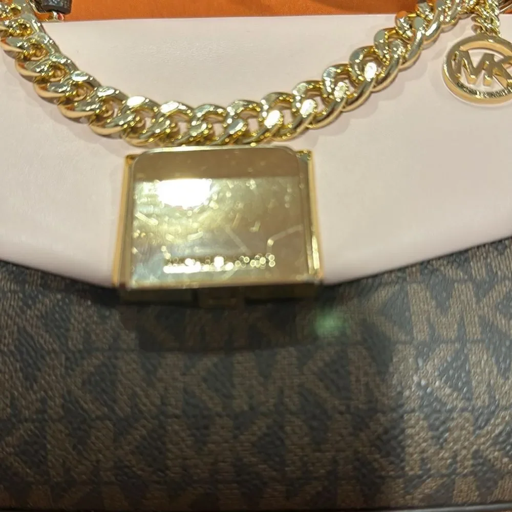 Michael Kors pink brown