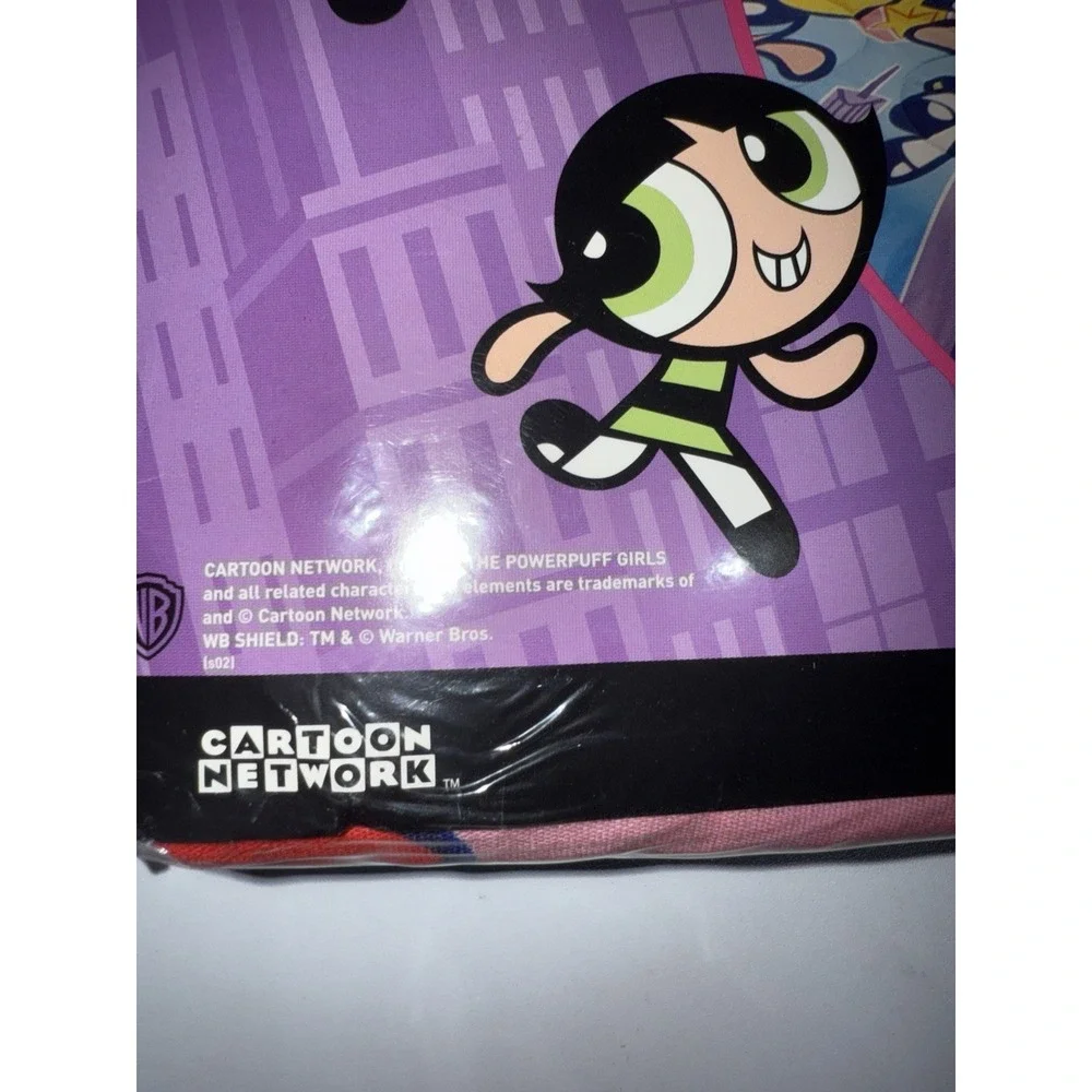 Vintage Y2K 1990s‎ Power Puff Girls Twin Sheet Set Dan River NIP
