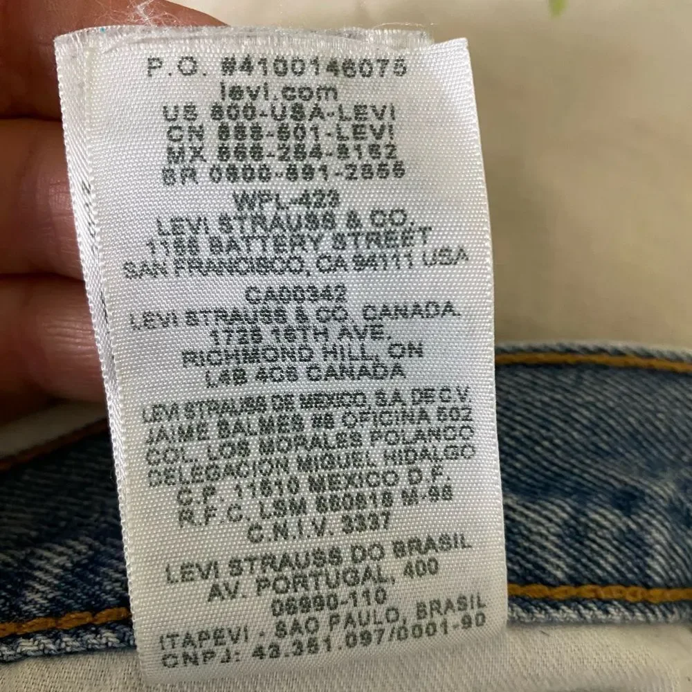 Levis light blue