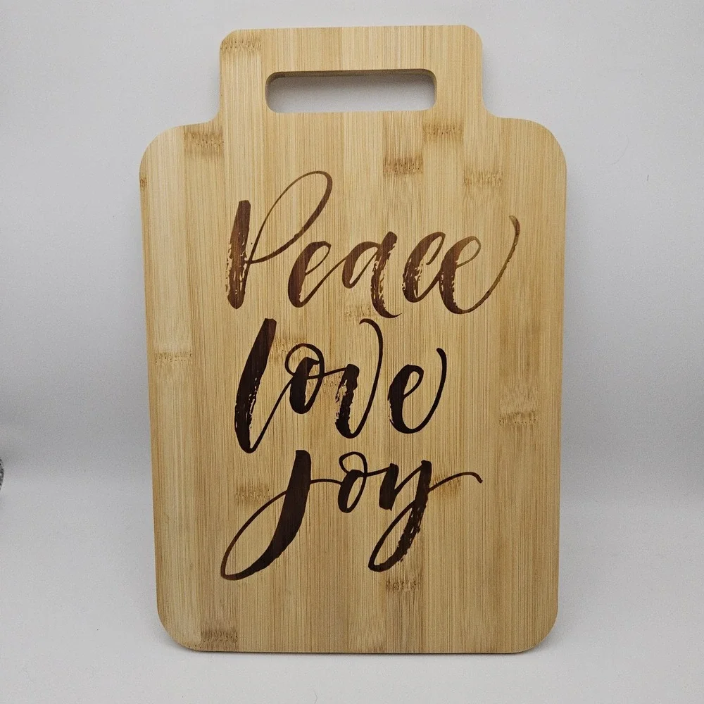 Rustic Farmhouse Holiday Kitchen Decor Charcuterie Serving‎ Board Christmas