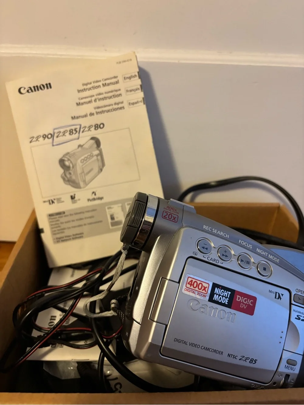 Canon compact camcorder