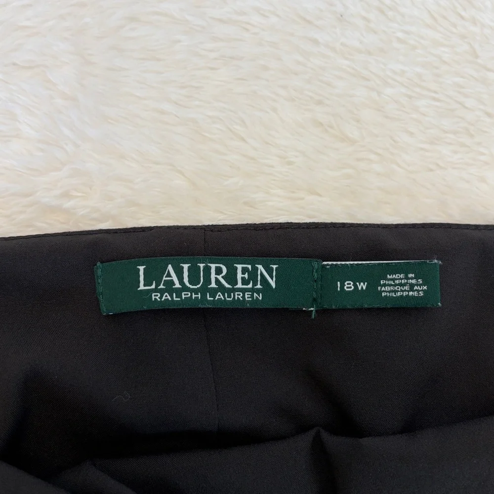 Lauren Ralph Lauren Black Pencil Skirt | Size 18W